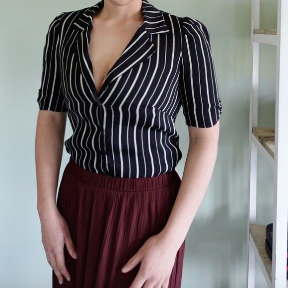 Reformation Retro Striped Top - Picture 2 of 5